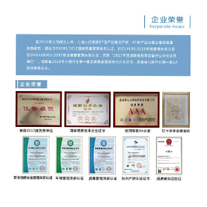 荣誉资质